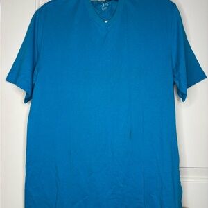 John Ashford Men's Teal V-Neck Tee